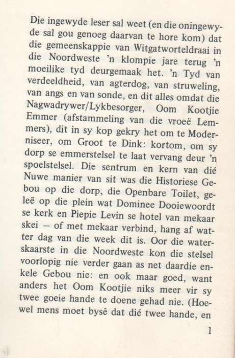OOM KOOTJIE EMMER EN DIE NUWE BEDELING - ANDRE P BRINK (1 STE UITGAWE 1983)