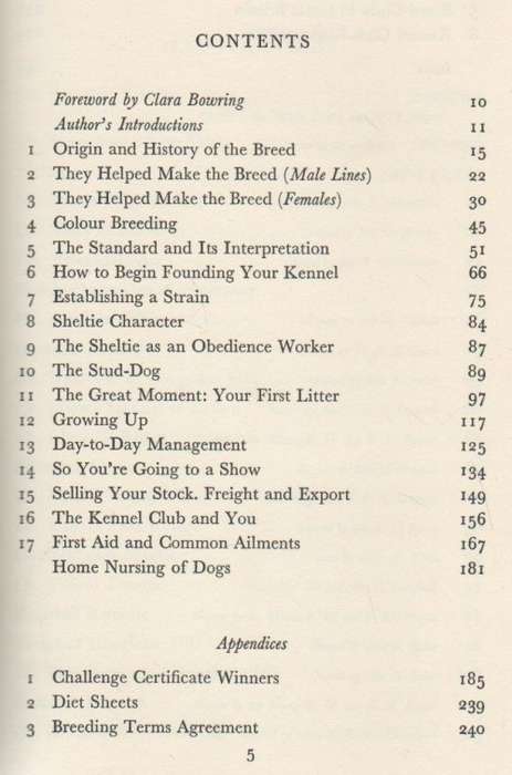 THE SHETLAND SHEEPDOG - MARGARET OSBORNE (5 TH EDITION 1973)
