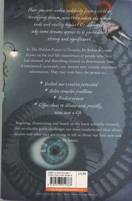 THE HIDDEN POWER OF DREAMS - DR ROBIN ROYSTON & ANNIE HUMPHRIES (2006)