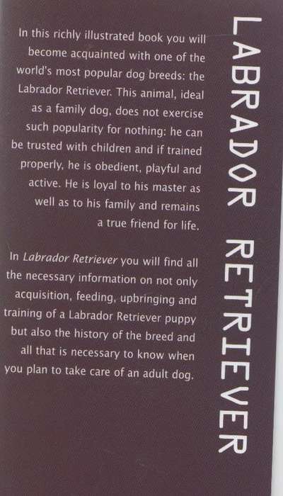LABRADOR RETRIEVER - ESTHER VERHOEF (2006)