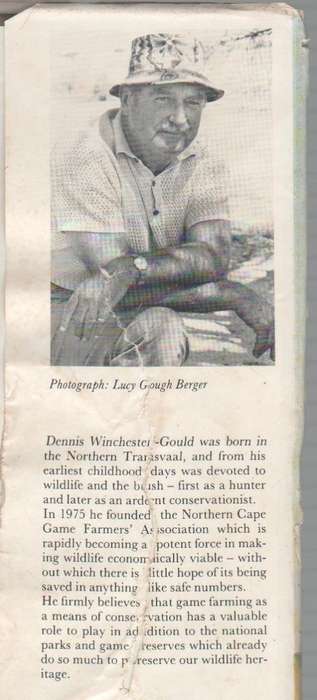 WAYS OF THE WILD - DENNIS WINCHESTER-GOULD (1 ST PUBLISHED 1980)