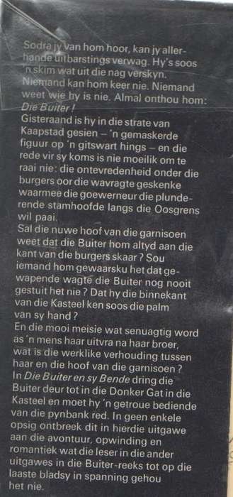 Die Buiter en sy Bende - Gerrie Radlof (2 DE UITGAWE 1973)