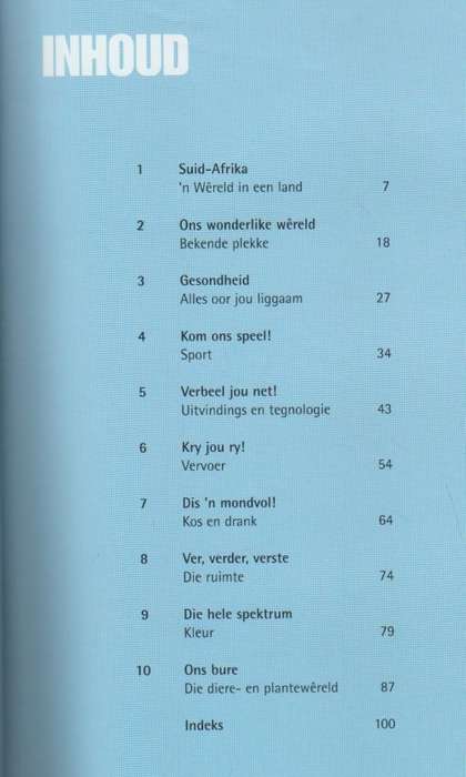 FASSINERENDE FEITE - DAWID VAN LILL (1 STE UITGAWE 2003)