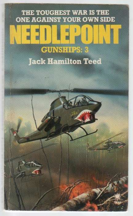 NEEDLEPOINT, GUNSHIPS:3 - JACK HAMILTON TEED (1984)