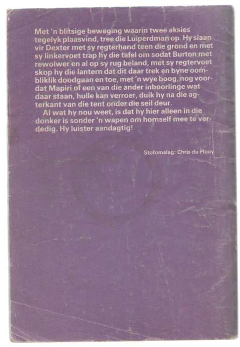 DIE SWART LUIPERD , NO 50, WOUD VAN ONHEIL - MEIRING FOUCHE (KAFEE-BOEKIE)