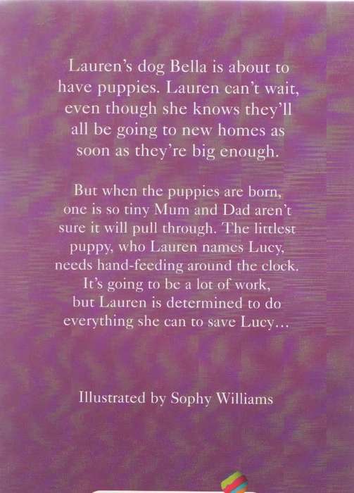 LUCY POORLY PUPPY - HOLLY WEBB ( STRIPES - 2011)