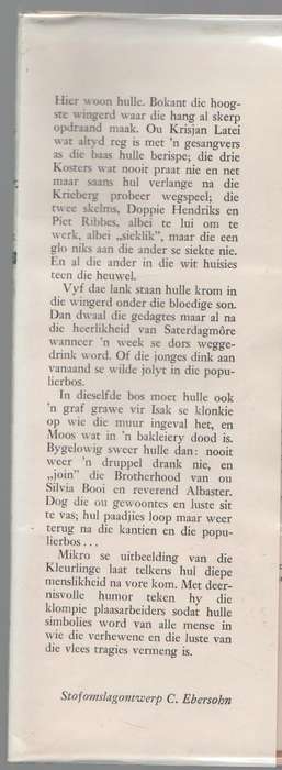 HUISIES TEEN DIE HEUWEL - MIKRO (4 DE DRUK 1962)