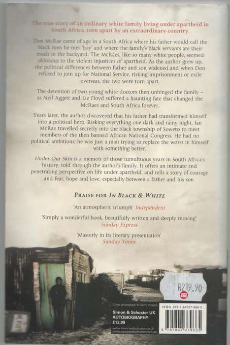 UNDER OUR SKIN - DONALD MCRAE (2012)