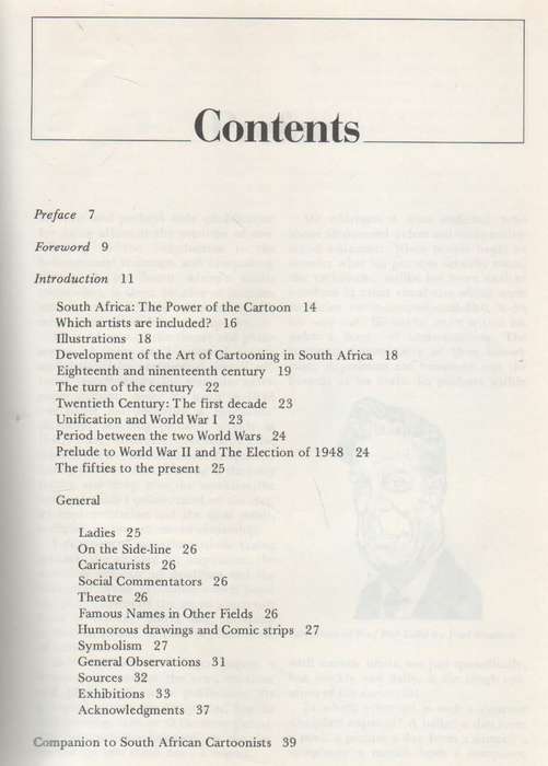 Companion to South African Cartoonists - Murray and Elsabe Schoonraad (Featuring TO Honiball & other