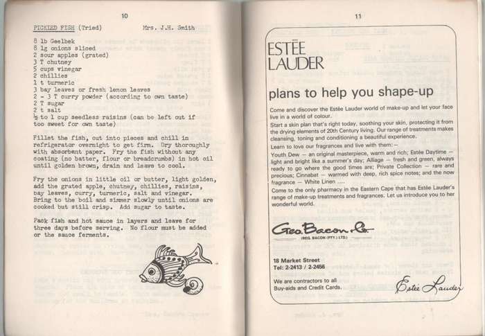 RIEBEEK COLLEGE RECIPE BOOK 1981 - CONTRIBUTED BY STAFF AND PARENTS (UITENHAGE )