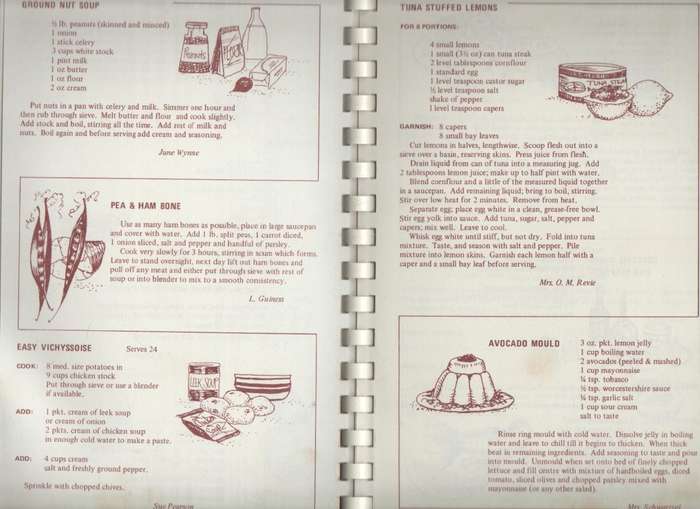 COOKERY BOOK - COLLEGIATE JUNIOR SCHOOL FOR GIRLS (2ND EDITION 1971)