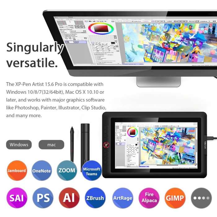 XP-Pen Artist Pro 15.6 inches Graphics Drawing Tablet