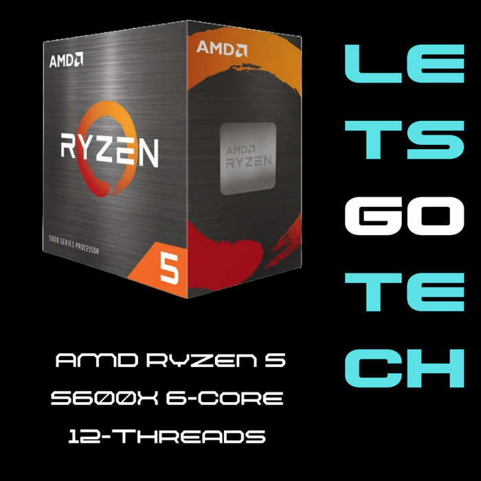 AMD Ryzen 5 5600X 6-Core 12-Threads 3.7GHz (4.6GHz Max Boost)
