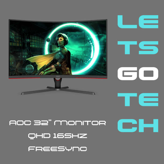 AOC 31.5` QHD Gaming Monitor
