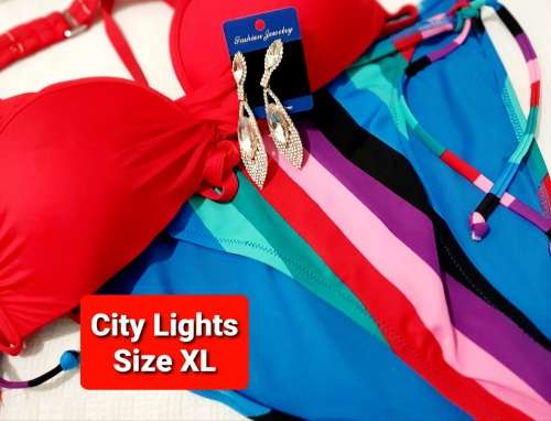 City Lights 2 pc Bikini Set (Size XL)