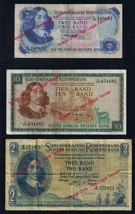 South African Banknote Selection