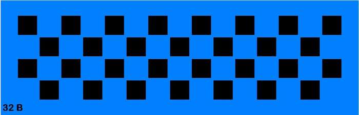 Border Stencil Checkerboard