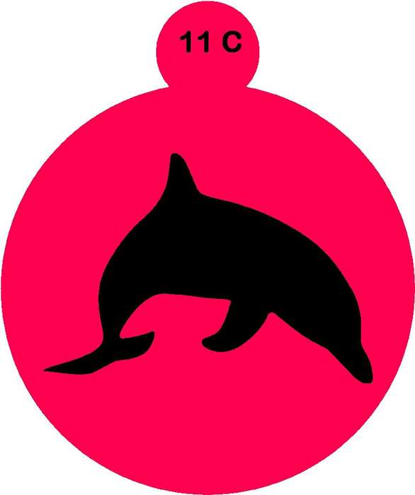 Cake Stencil Dolphin