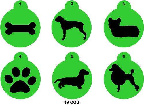 Cupcake Stencil Set Dogs