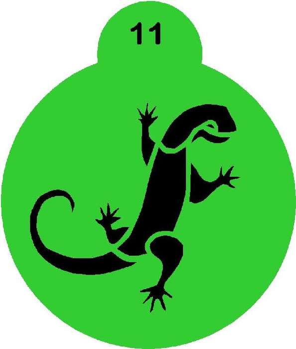 Cupcake Stencil Gheko