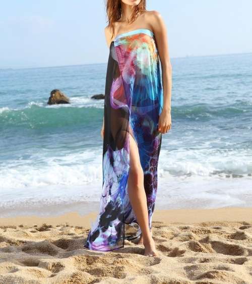 ELEGANT BEACH DRESS/ BEACH COVER
