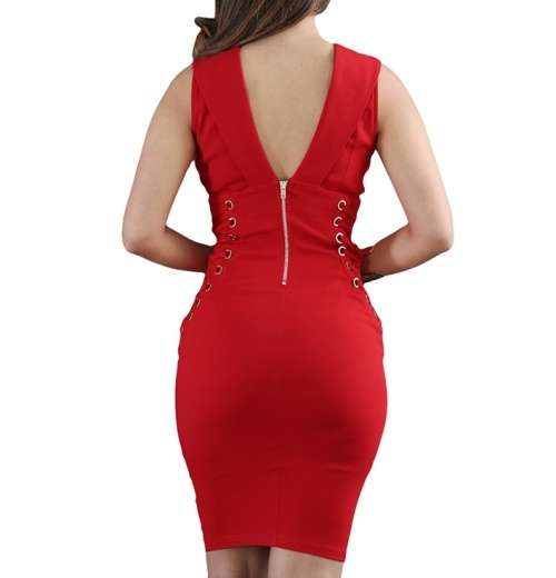 Sexy Red Dress in Size L (36)