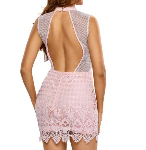 SEXY PINK DRESS IN SIZE L