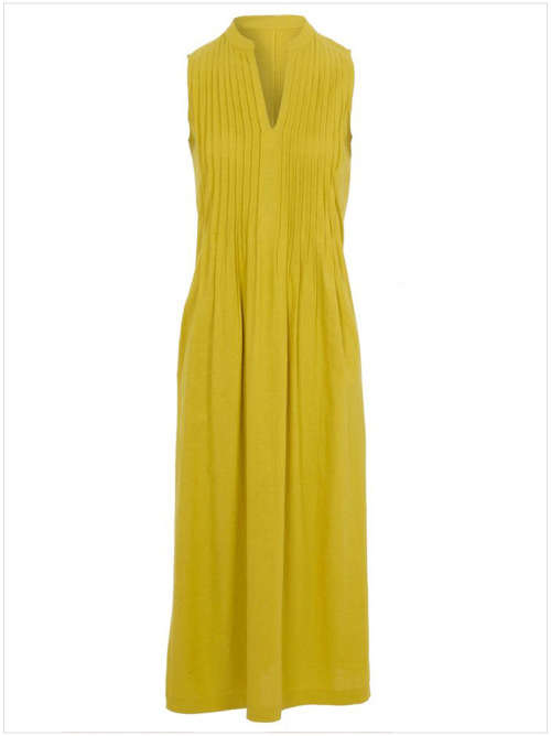 Fashionable Yellow dress IN SIZE 32