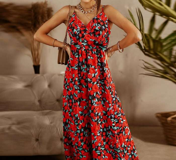 Floral Sexy Summer Dress in size S to XL