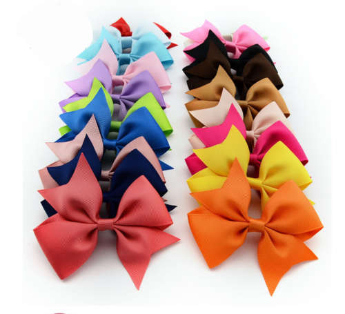 20Piece Handmade Bow Hair Clip Girls Ribbon