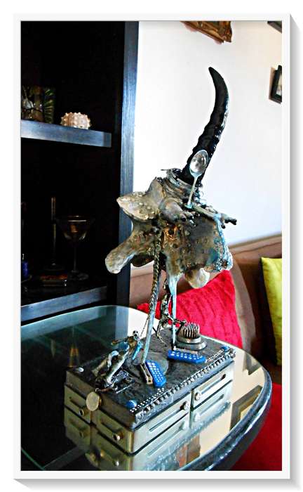DEADLY DECORUM: Grimaster Figure(s): The 9th Wave Conductor - Original Sculpture (For Display Unit)