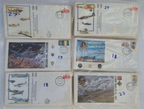 Collection of 548 South Africa Military Flown FDC's from the 1980's