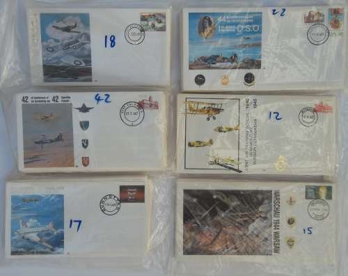 Collection of 548 South Africa Military Flown FDC's from the 1980's