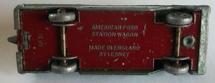 MATCHBOX Lesney 1-75 Series Regular Wheels #31 Ford Station Wagon Model Made in England MODEL car