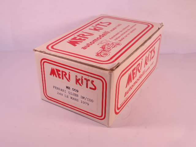 Meri Kits - Ferrari 512BB 3M/ISO 24h Le mans 1979 - # MB 009 - Unbuilt White Metal Kit