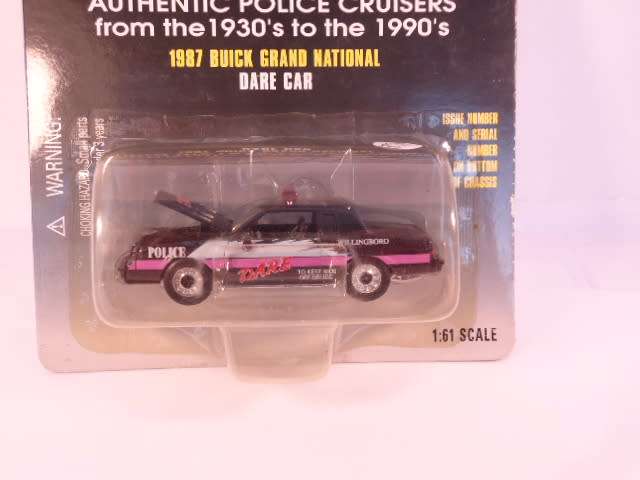 Racing Champions - 1987 Buick Grand National - Willingboro Police - #50 - 1/61