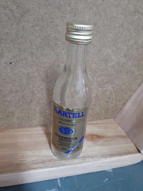 Collectible Glass Bottle - Martell Brandy