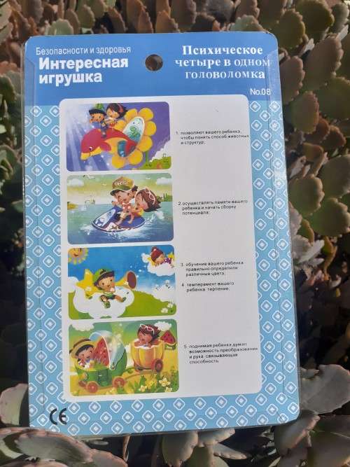 Wooden Jigsaw Puzzles - 4-in-1