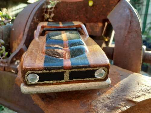 Hand carved Wooden Car - Ford Fairmont GT