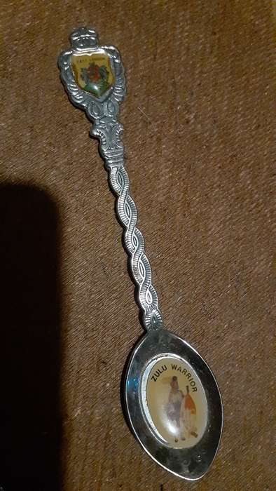 Souvenir Spoon - East London, Zulu Warrior