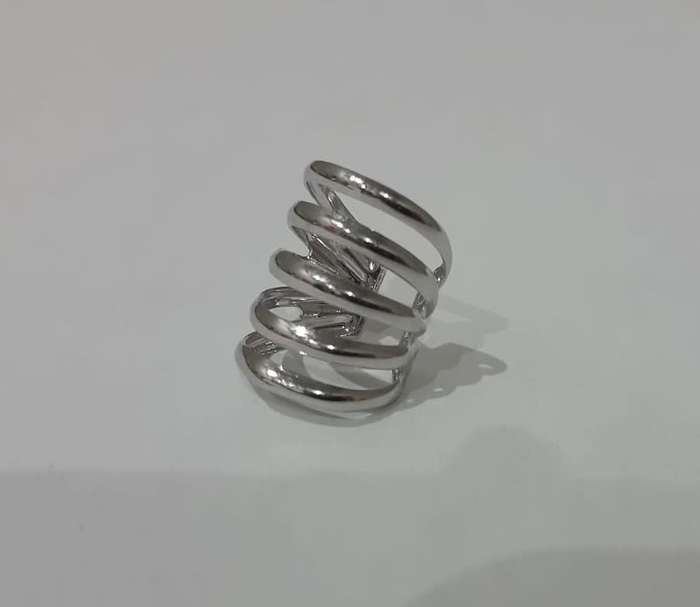Ear Cuff - Silver wide, Non Piercing Earring - Each