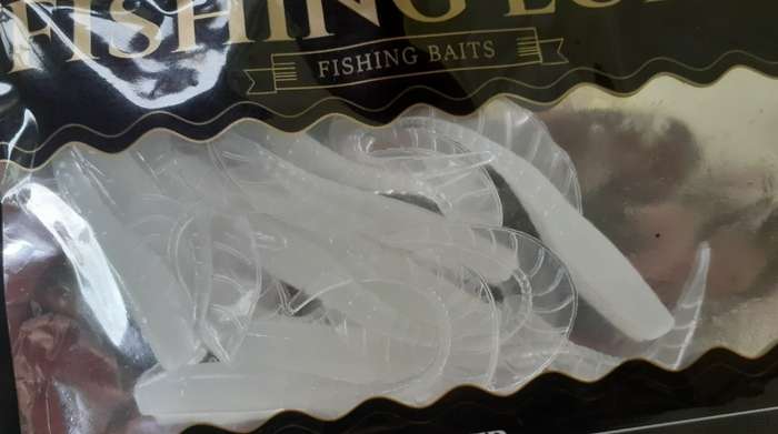 Soft Plastic Fishing Lures Skirt Tail 10pc Glow in the Dark
