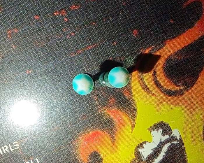 Cone Piercing Stud - Star, Assorted Colours