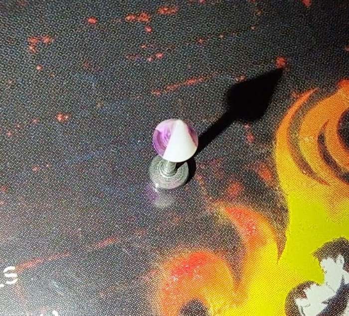 Cone Piercing Stud - Dual Colour, Assorted Colours