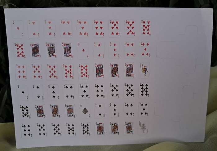 Mini Novelty Playing Cards - Per Pack
