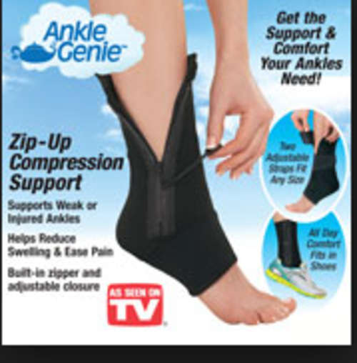 ANKEL GENIE ZIP UP COMPRESSION SUPPORT