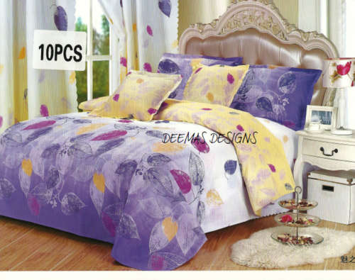 10 PIECE DOUBLE DUVET COVER SET A MUST HAVE