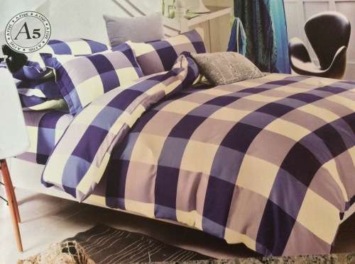 6 PIECE QUEEN SIZE COTTON FEEL DUVET COVER SET A MUST HAVE