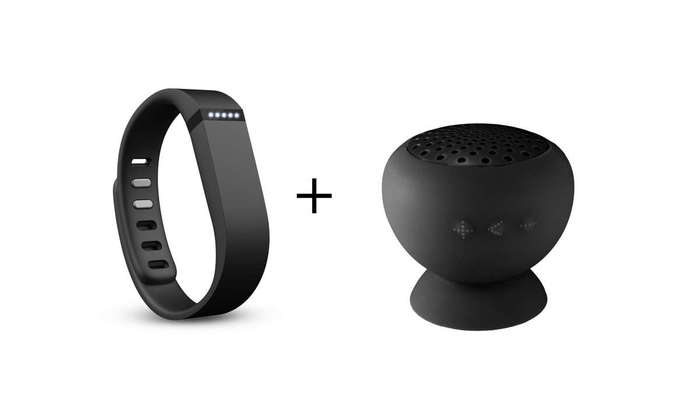Fitbit Flex + Wireless Speaker - Black