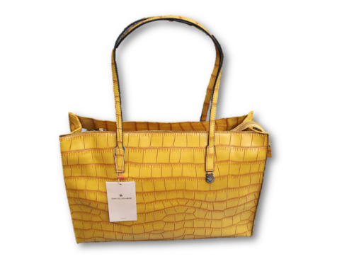 ORIGINAL DAVID JONES-HANDBAG - YELLOW - 100%